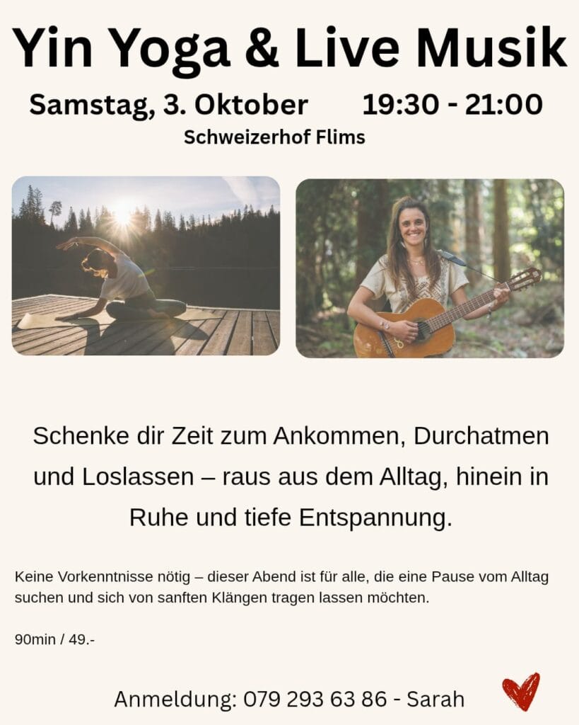 Yin Yoga &Live Musik